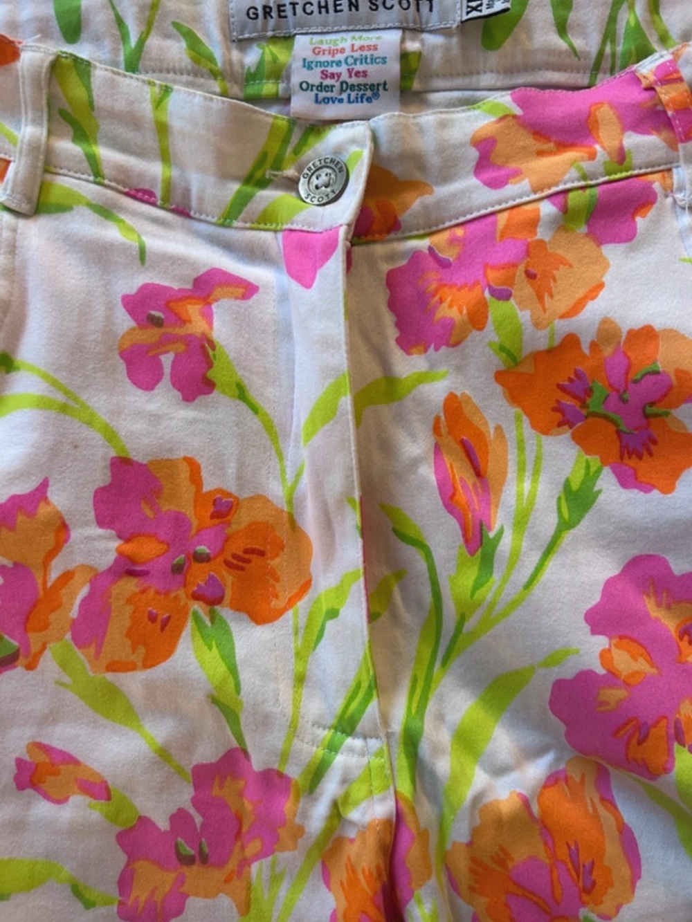 Gretchen Scott Women's Floral Print ankle pant - Picture 3 of 6
